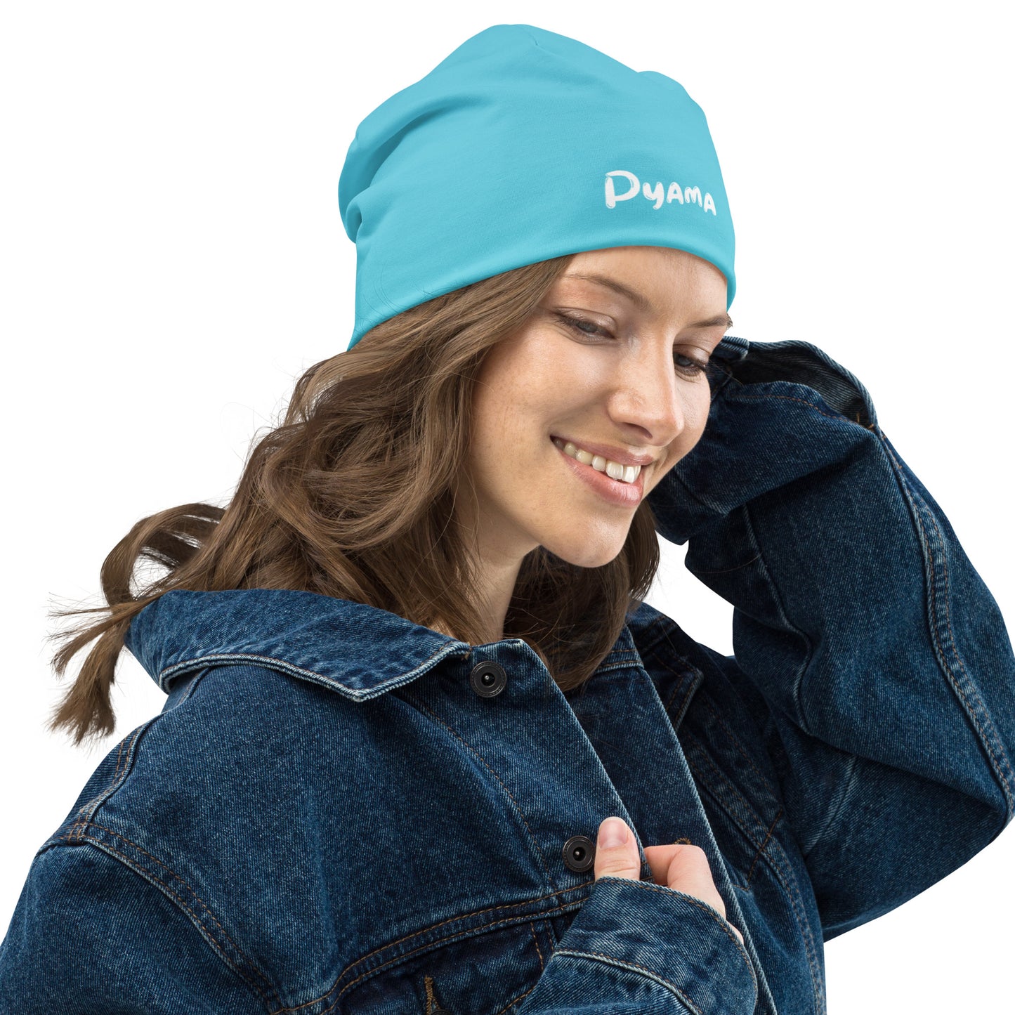 Blue Beanie. PYAMA BLUE