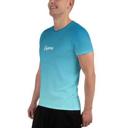 Men's Athletic T-shirt.PYAMA Blue