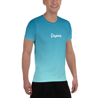 Men's Athletic T-shirt.PYAMA Blue