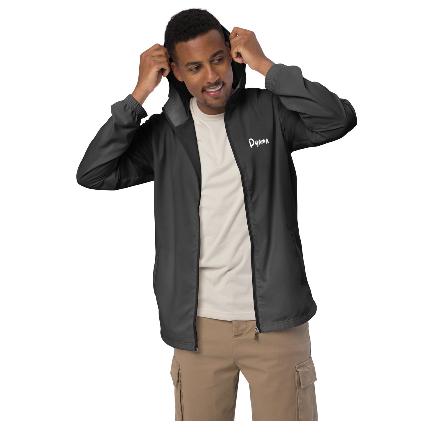 Men’s windbreaker.PYAMA Black