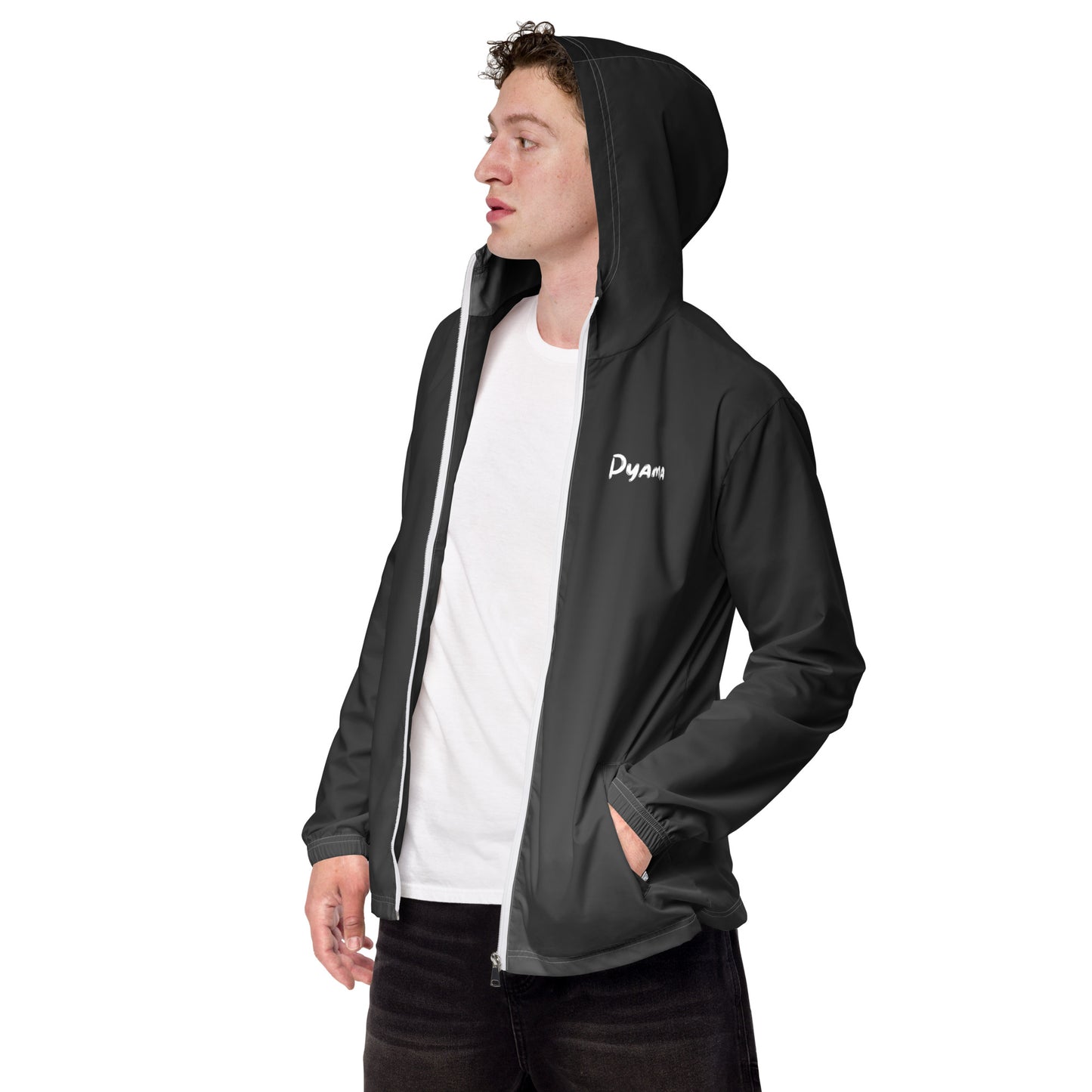 Men’s windbreaker.PYAMA Black