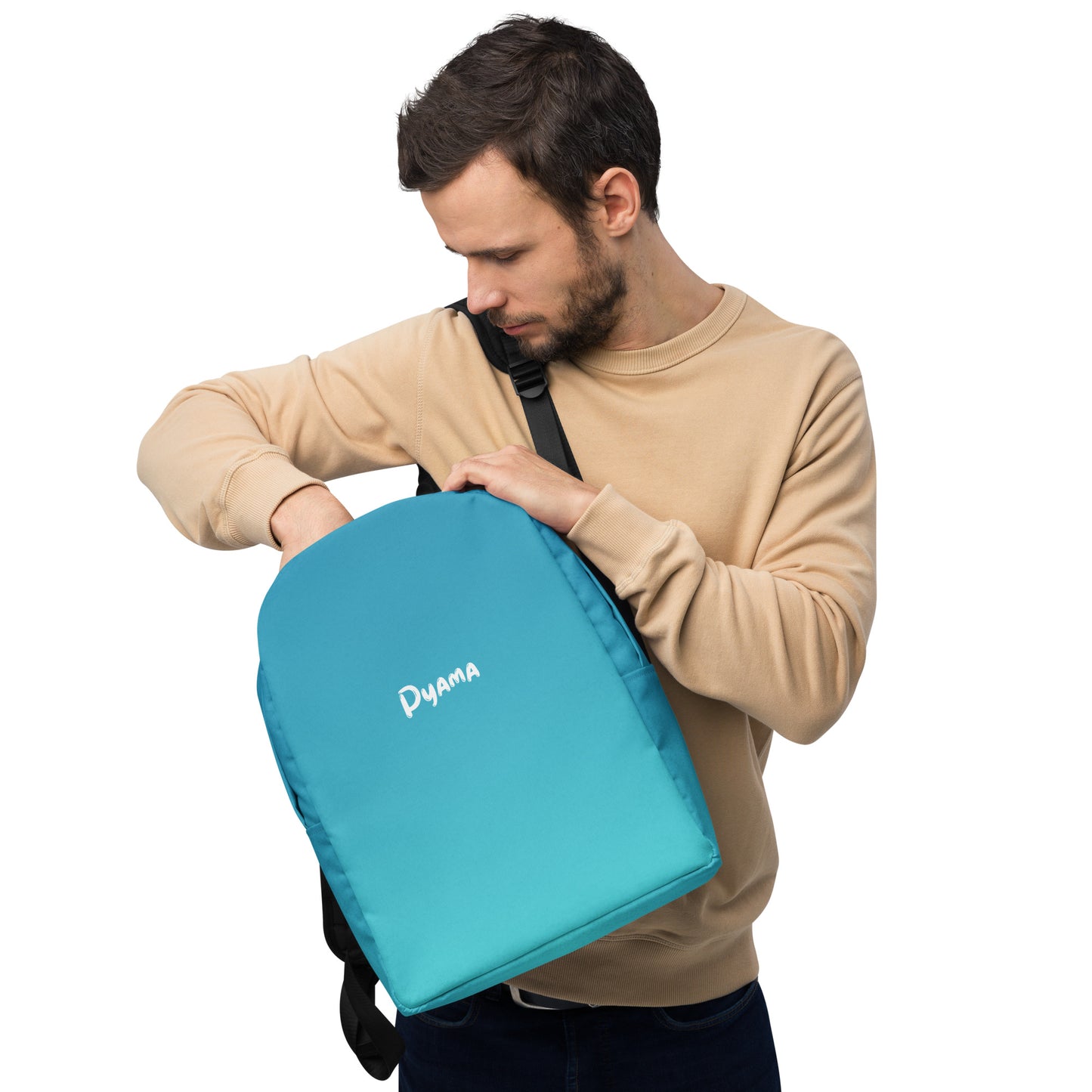 Minimalist Backpack. PYAMA Bleu