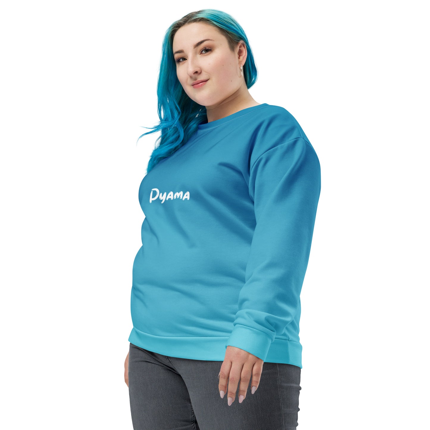 Unisex Sweatshirt.PYAMA Blue