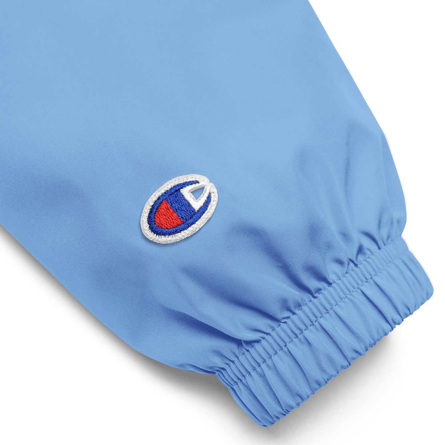 Embroidered ''PYAMA 3 BLUE'' Champion Packable Jacket