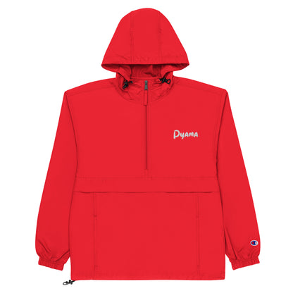 Chaqueta plegable Champion bordada PYAMA Rojo