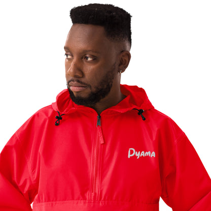 Chaqueta plegable Champion bordada PYAMA Rojo