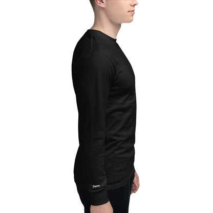 Men's Champion Long Sleeve Shirt. PYAMA Black