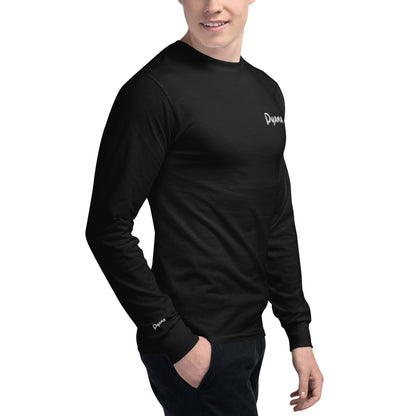 Men's Champion Long Sleeve Shirt. PYAMA Black