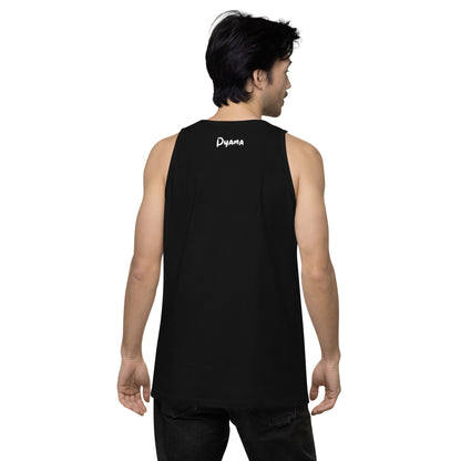 Men’s premium tank top. PYAMA Black