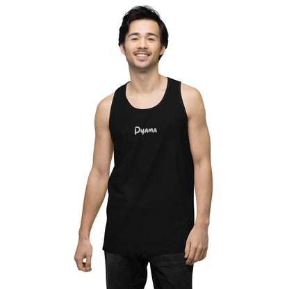 Men’s premium tank top. PYAMA Black