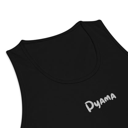 Men’s premium tank top. PYAMA Black