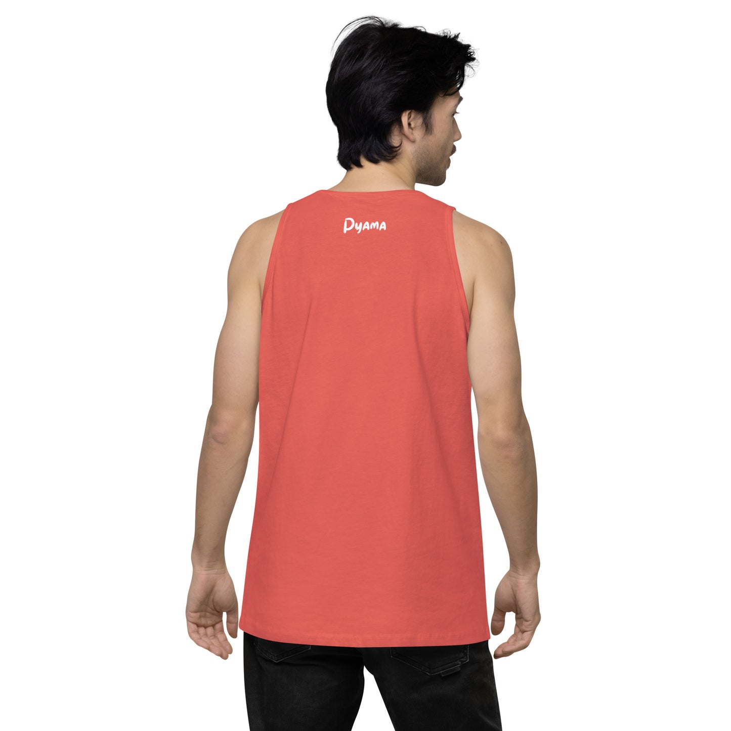 Men’s premium tank top. PYAMA Red