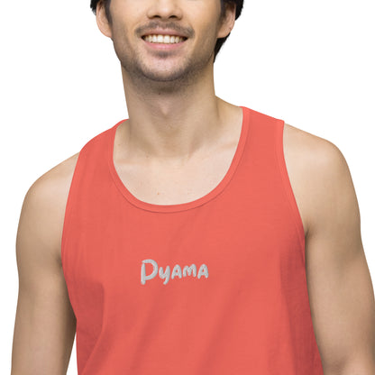 Men’s premium tank top. PYAMA Red