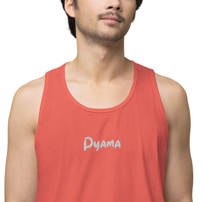 Men’s premium tank top. PYAMA Red