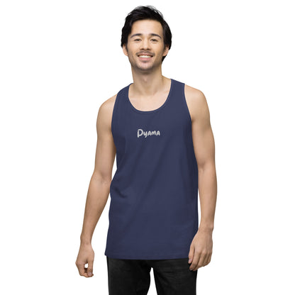 Men’s premium tank top. PYAMA Blue