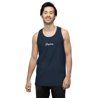 Men’s premium tank top. PYAMA Blue