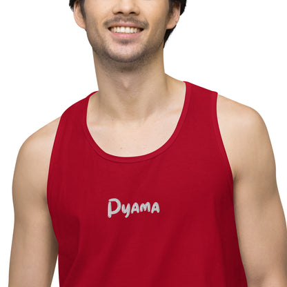 Men’s premium tank top. PYAMA Red