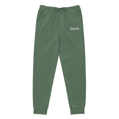 Unisex pigment-dyed sweatpants. Colors