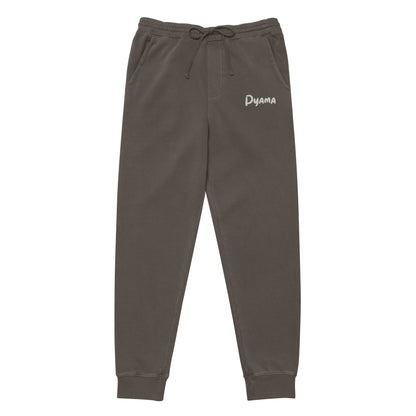 Unisex pigment-dyed sweatpants .PYAMA Black