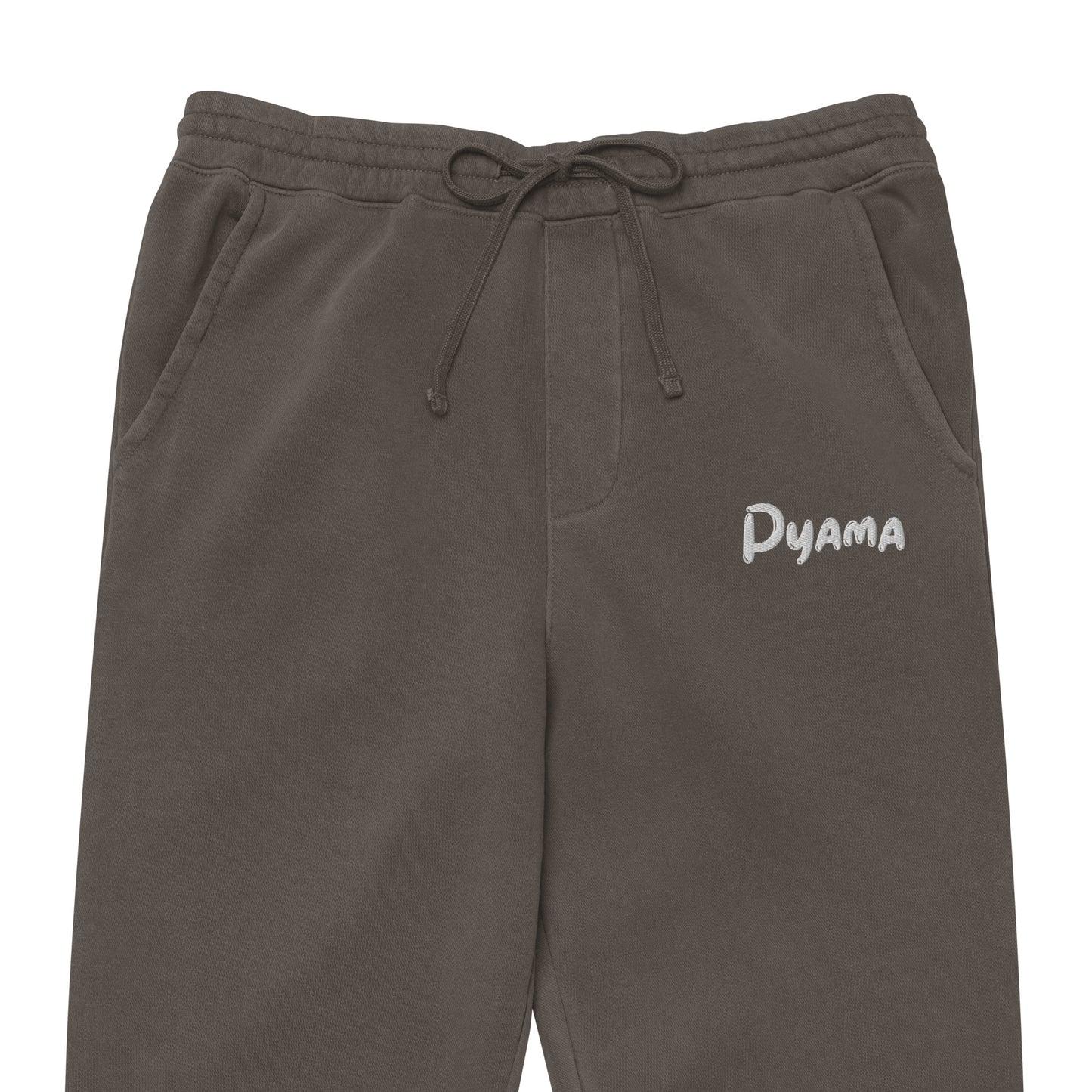 Unisex pigment-dyed sweatpants .PYAMA Black