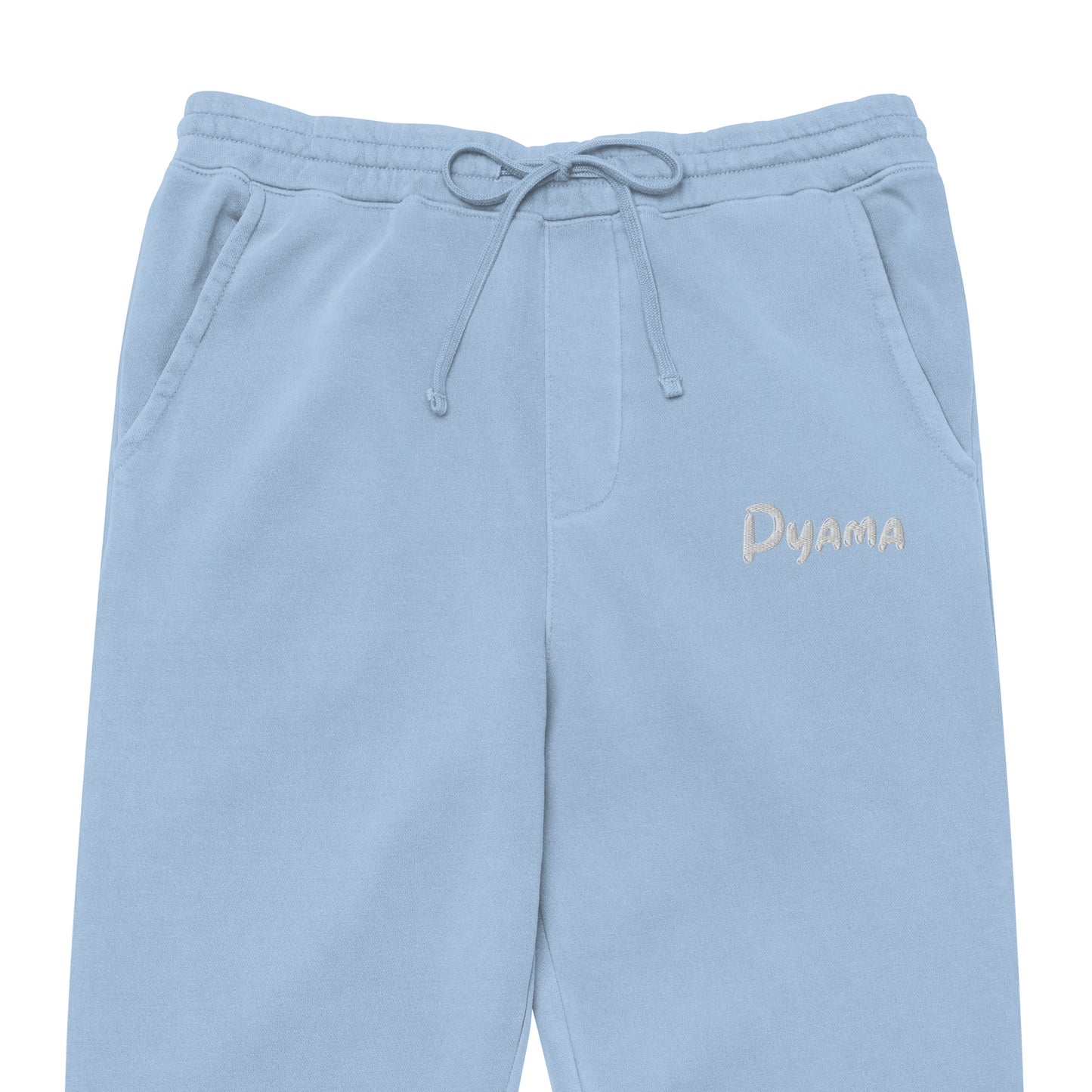 Unisex pigment-dyed sweatpants. PYAMA Bleu