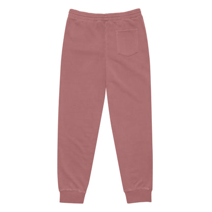 Unisex pigment-dyed sweatpants. PYAMA Dirt Red