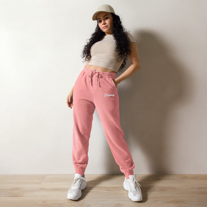 Unisex pigment-dyed sweatpants. Colors