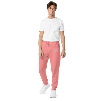 Unisex pigment-dyed sweatpants. Colors