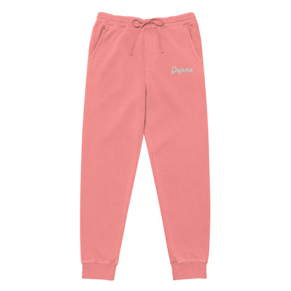 Unisex pigment-dyed sweatpants. Colors