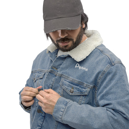 Chaqueta sherpa denim unisex estilo PYAMA LEVIS