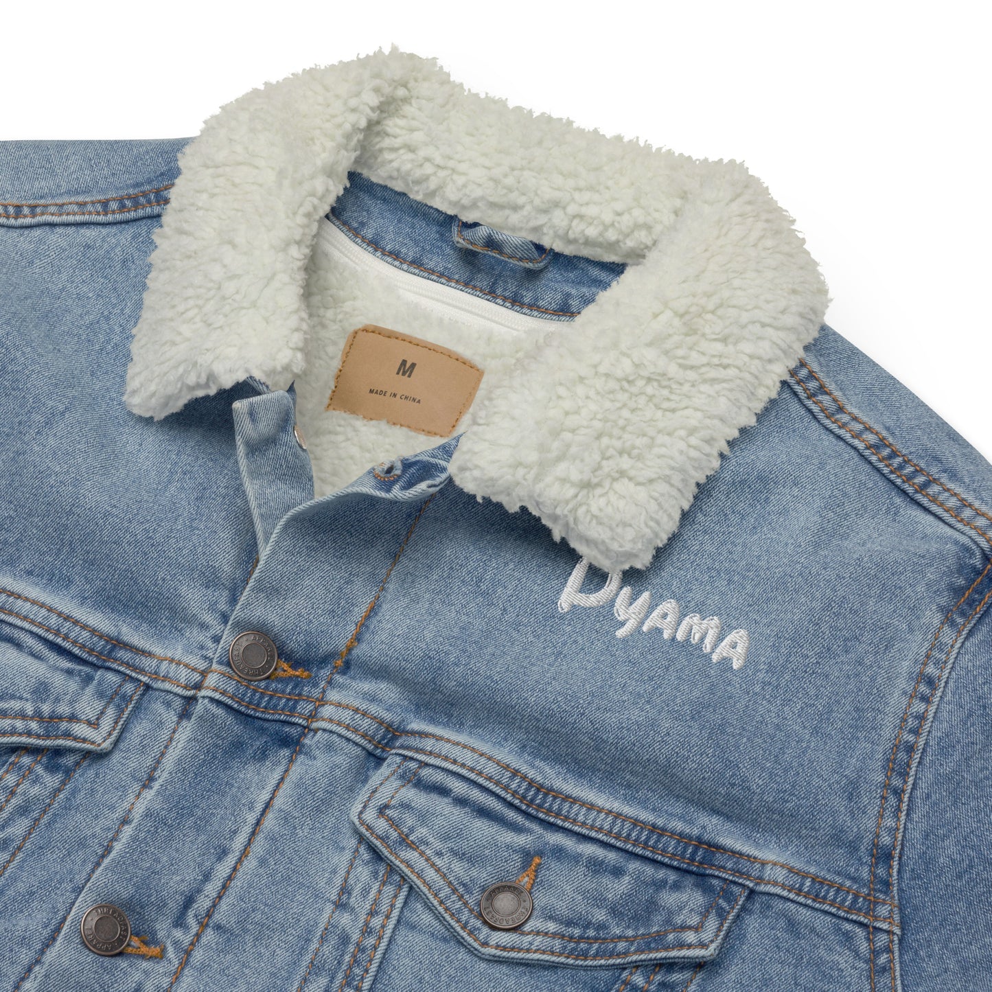 Chaqueta sherpa denim unisex estilo PYAMA LEVIS