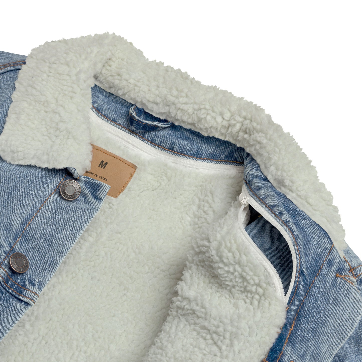 Chaqueta sherpa denim unisex estilo PYAMA LEVIS